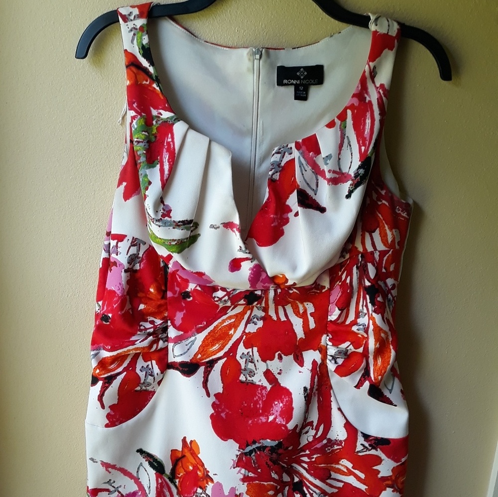 White flower dress